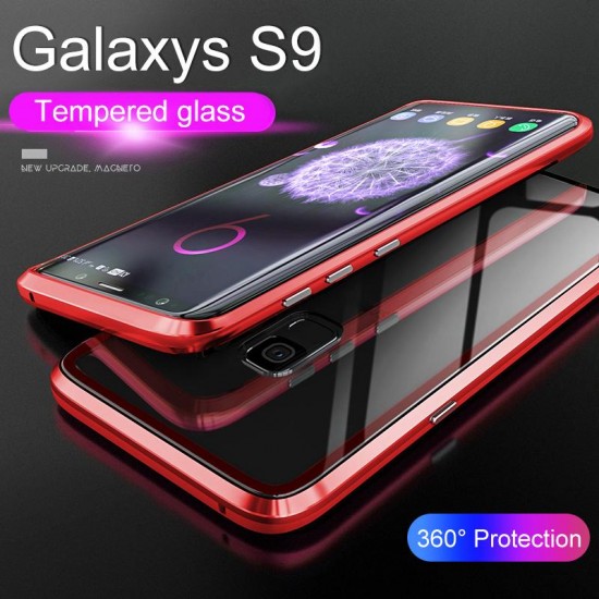 Phone Accessories - Luxury Ultra Magnet Tempered Glass 360 Full Cover For S9 S9Plus