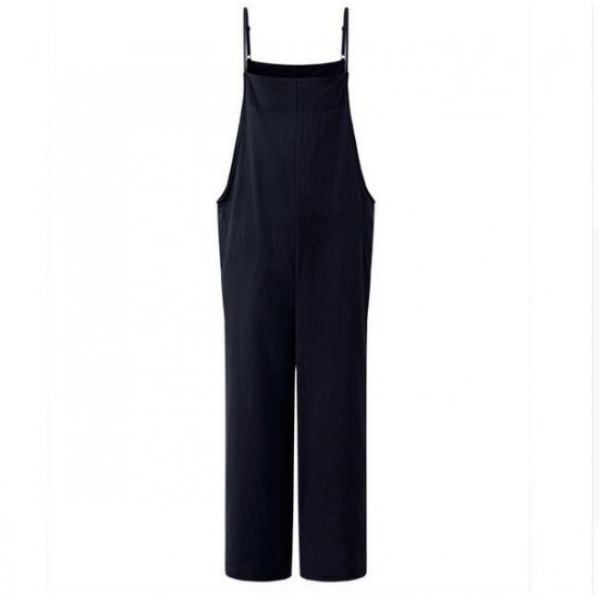 2021 Women Solid Brief Cotton Dungaree Overalls