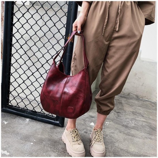 Vintage Women Hand Bag Top-handle Bags