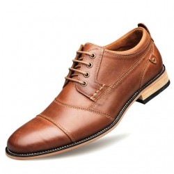 Men's Shoes - Men's Top Quality Genuine Leather Dress Shoes
