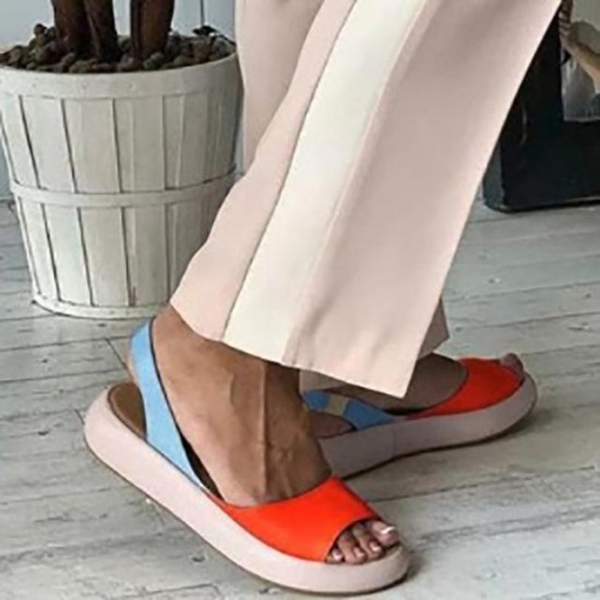 Women Rome Fish Mouth Casual Gladiator Sandals