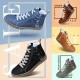 Women's Retro Lace-up Round Toe Boots