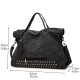 Bag - Vintage Rivet PU Leather Tassel Messenger Bag