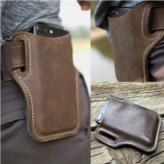 Men's Running Bag Skin Cell Phone Pocket