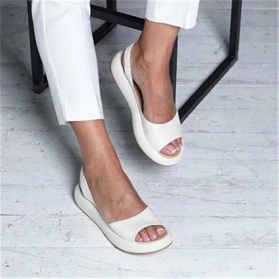 Women Rome Fish Mouth Casual Gladiator Sandals