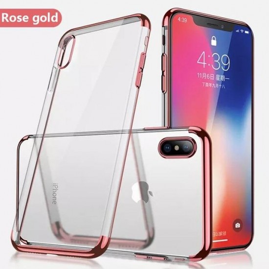 Phone Case - Luxury Ultra Thin Plating Shing Transparent Soft TPU Silicone Phone Case For iPhone X/XR/XS/XS Max