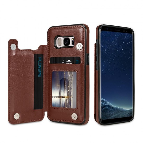 Phone Case - Luxury Flip Leather Wallet Cases For Samsung