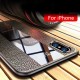 Phone Case - Luxury Litchi Leather + Glass + Soft TPU Frame Case For iPhone X/XR/XS/XS Max 8 7 6S 6/Plus