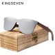Sunglasses - Fashion Polarized Handmade Walnut Wood Mirror Lens Brand Design Colorful Sunglasses