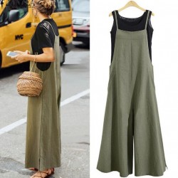 2021 Women Solid Brief Cotton Dungaree Overalls