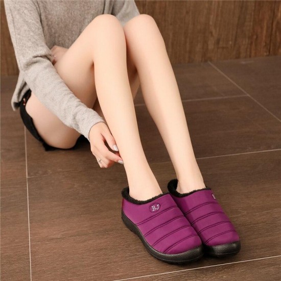 Women Home Light-heeled Cotton Slippers