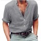Men's Solid Color Shirt Long Sleeve