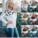 Women's Long Sleeve Elegant Patchwork T shirt