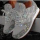Women's Mesh Pink Lace Up Light Women's Casual Shoes