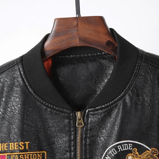 Men's Clothing - Autumn Winter Men's Leather Outwear Jackets