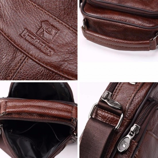 Genuine Cow Leather Chest Shoulder Bags