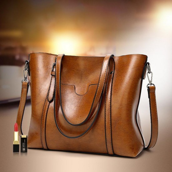 Bags & Wallets - Women Fashion Classic Leather Tote Handbag