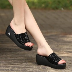 High Heels Women Casual Shoes Summer Slippers