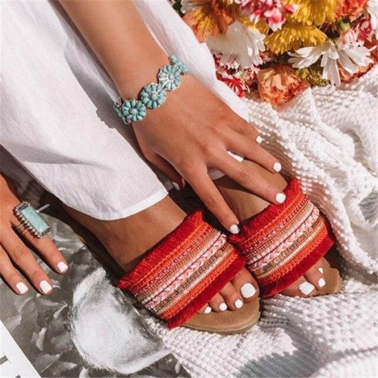 Women Summer New Flat Casual Sandals