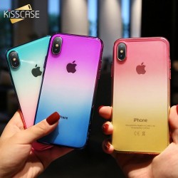 Phone Accessories - Colorful Gradient Clear Case For iPhone
