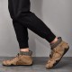 Mens Handmade Soft Non Slip Elastic Sock Leather Ankle Boots