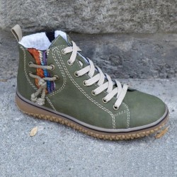 Women's Retro Lace-up Round Toe Boots