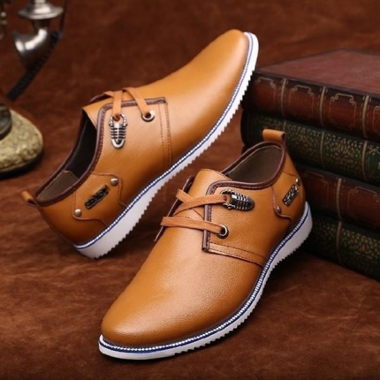 Shoes - Mens Oxford Shoes Soft Genuine Leather Shoes