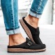 Women's Summer ng Fashion Solid Buckle Flats Shoes