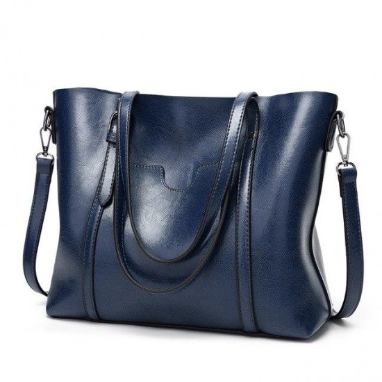 Bags & Wallets - Women Fashion Classic Leather Tote Handbag