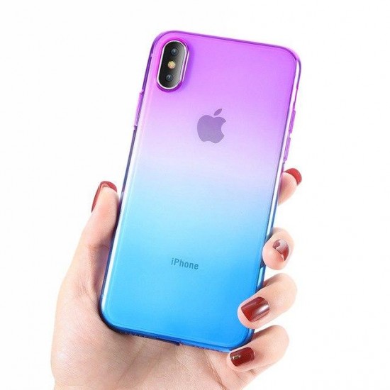 Phone Accessories - Colorful Gradient Clear Case For iPhone