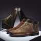 Shoes -New Lace-UP Non-slip Cow Suede Ankle Men Boots