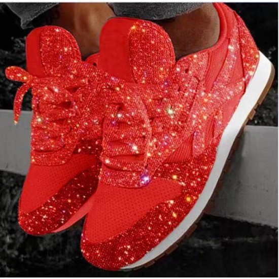 Women's Mesh Pink Lace Up Light Women's Casual Shoes