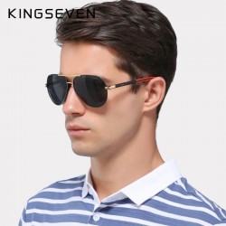Aluminum Magnesium Men's Polarized Coating Mirror Sunglasses