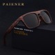 Retro Imitation Wood Polarized Sunglasses