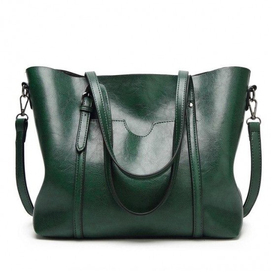 Bags & Wallets - Women Fashion Classic Leather Tote Handbag