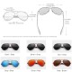 Aluminum Magnesium Men's Polarized Coating Mirror Sunglasses