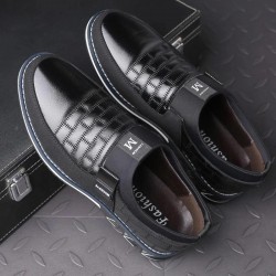 Men's Business Leather Slip On Shoes