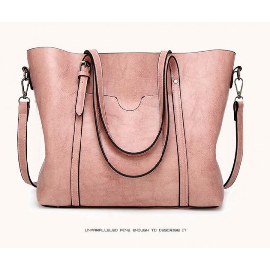 Bags & Wallets - Women Fashion Classic Leather Tote Handbag
