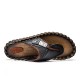 Shoes - 2021 Summer Plus Size Hand-made Genuine Leather Men Slippers Beach Shoes