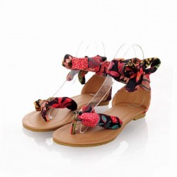 Casual Ankle Strap Flat Beach Sandals