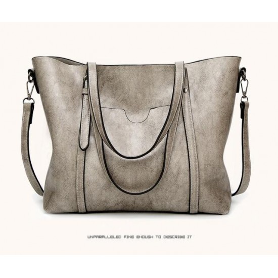 Bags & Wallets - Women Fashion Classic Leather Tote Handbag