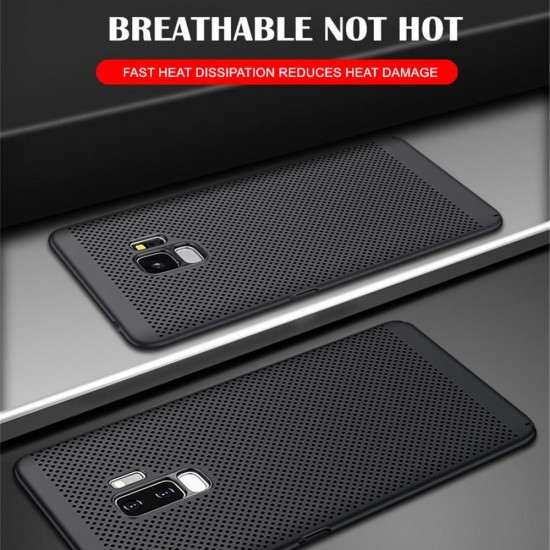 Phone Case - Luxury Ultra Slim Grid Heat Dissipate Shockproof Case For Samsung S8 S9 Plus Note 8 9 s10 plus
