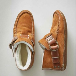 Ladies Sewing Leopard Ankle Boots