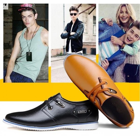 Shoes - Mens Oxford Shoes Soft Genuine Leather Shoes