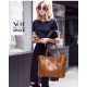 Bags & Wallets - Women Fashion Classic Leather Tote Handbag