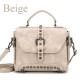 Bag - Vintage Leather Bags Rivet Handbags