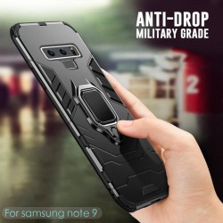 Luxury Shockproof Armor Case For Samsung Note 9 with Car Magnetic Ring Stand