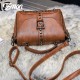 Bag - Vintage Leather Bags Rivet Handbags