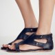 Women's Shoes - Roman Gladiator Summer Ankle Strap Flat Sandals