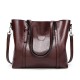 Bags & Wallets - Women Fashion Classic Leather Tote Handbag